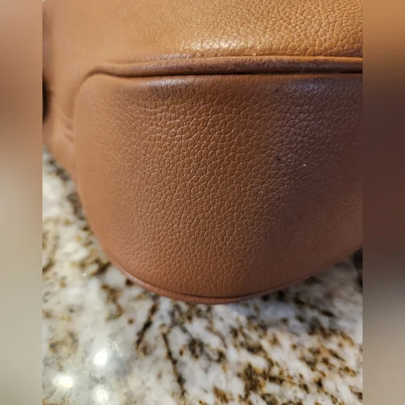 Kate Spade Purse, Camel, Tan Pebbled Leather Shoulder Bag. EUC Warm Gingerbread - Picture 4 of 16